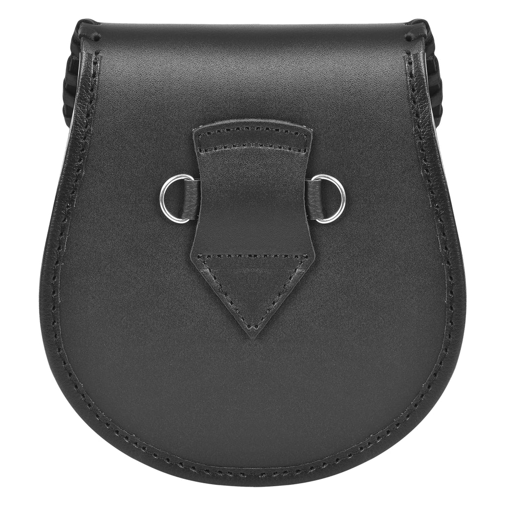 Premium Leather Sporran for Men - Ideal Kilt Accessories for Men, Scottish Kilt Sporran with Chain Belt Art # 5