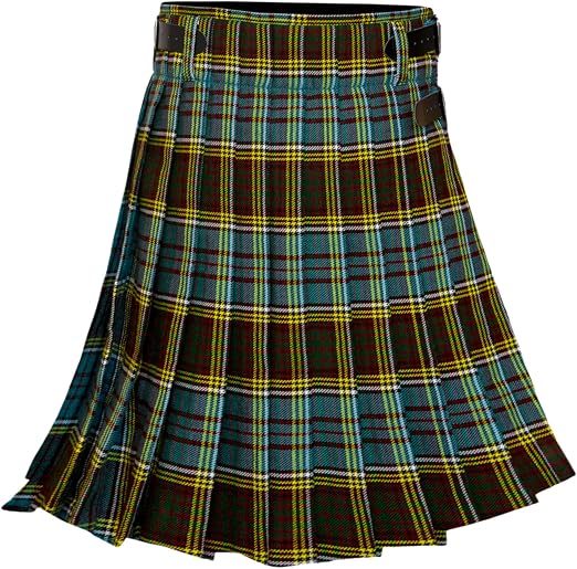 Men's 5 Yard Scottish Tartan Kilt, Highland Wedding Kilt, Anderson Tartan Kilt