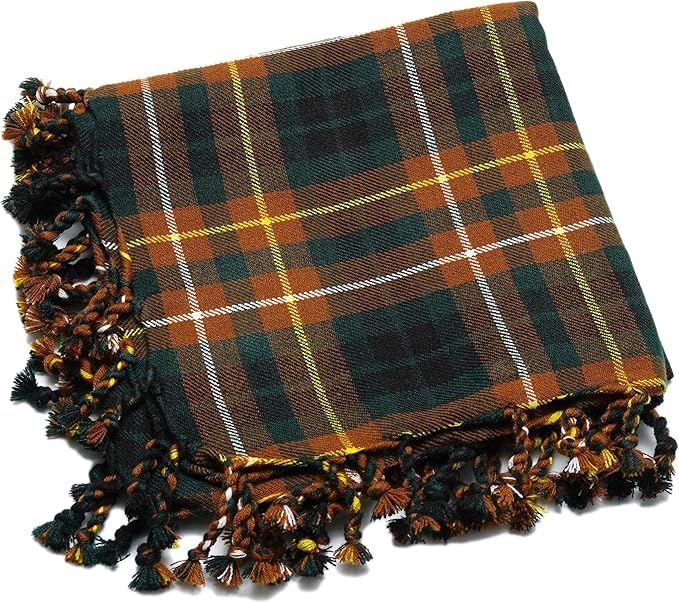 Scottish Men's Kilt Tartan Fly Plaid - Buchanan Hunting