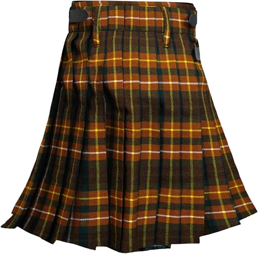 Men's 5 Yard Scottish Tartan Kilt, Highland Wedding Kilt, Buchanan Hunting Tartan Kilt