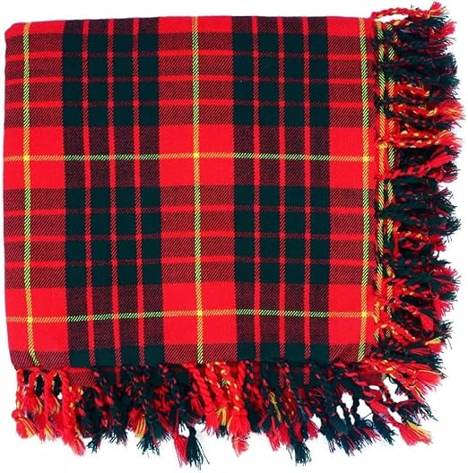 Scottish Men's Kilt Tartan Fly Plaid - Cameron
