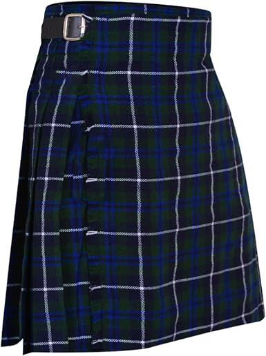 Authentic Scottish Men's Tartan Kilts - Highland Light Weight Value Kilt Embrace Your Heritage with Comfort Blue Douglas Tartan Kilt