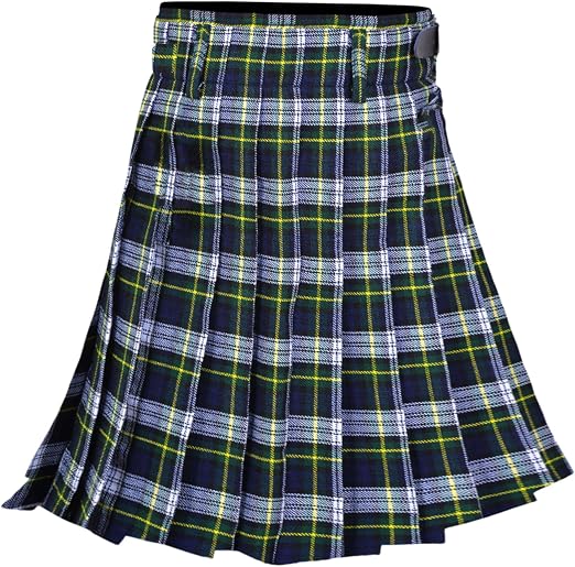 Authentic Scottish Men's Tartan Kilts - Highland Light Weight Value Kilt Embrace Your Heritage with Comfort Dress Gordon Tartan Kilt
