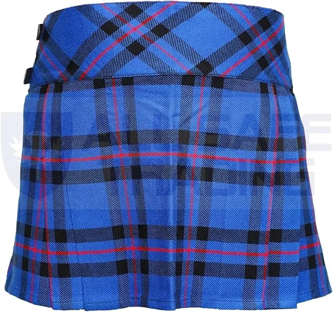 Women's 16'' Elliot Modern Tartan Pleated Billie Kilt Skirt All Safe International