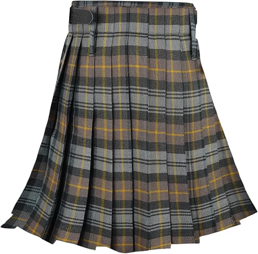 Men's 5 Yard Scottish Tartan Kilt, Highland Wedding Kilt, Gordon Weathered Tartan Kilt