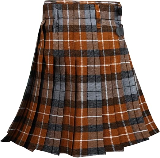 Men's 5 Yard Scottish Tartan Kilt, Highland Wedding Kilt, Graham of Montrose Weathered Tartan Kilt