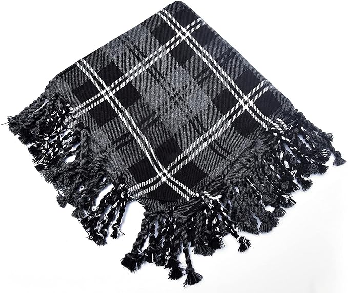 Scottish Men's Kilt Tartan Fly Plaid - Granite