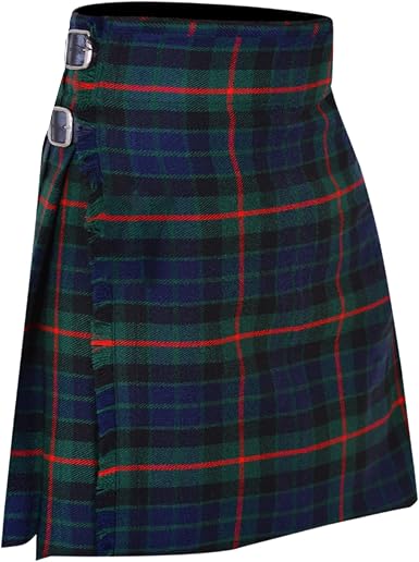 Men’s Scottish 5 Yard Kilt – Gunn Tartan, Traditional Highland & Formal Wedding Wear