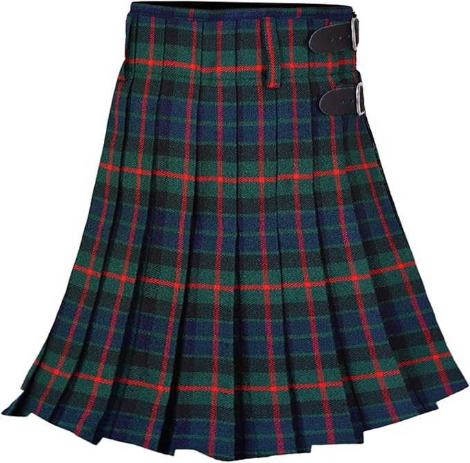 Men’s Scottish 5 Yard Kilt – Gunn Tartan, Traditional Highland & Formal Wedding Wear