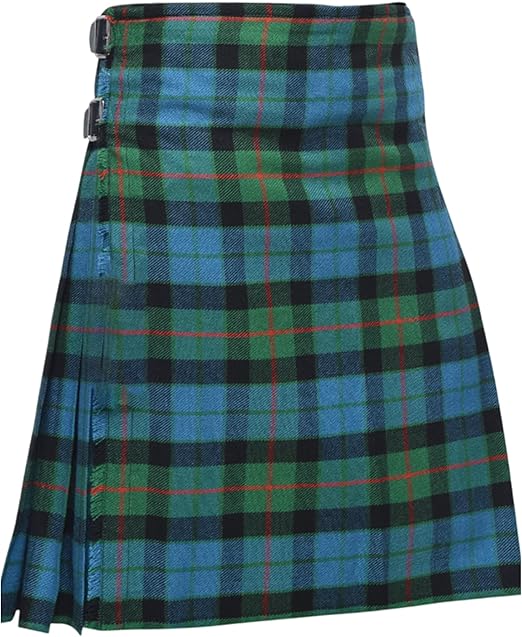 Men's 8 Yard Kilt for Men, Men's Deluxe Kilt, Scottish Tartan Kilt, Highland Wedding Kilt, Gunn Ancient Kilt