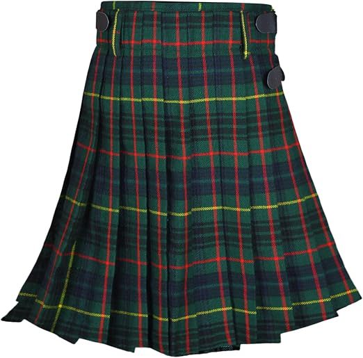 Men’s Scottish 5 Yard Kilt – Hunting Stewart Tartan, Traditional Highland & Formal Wedding Wear