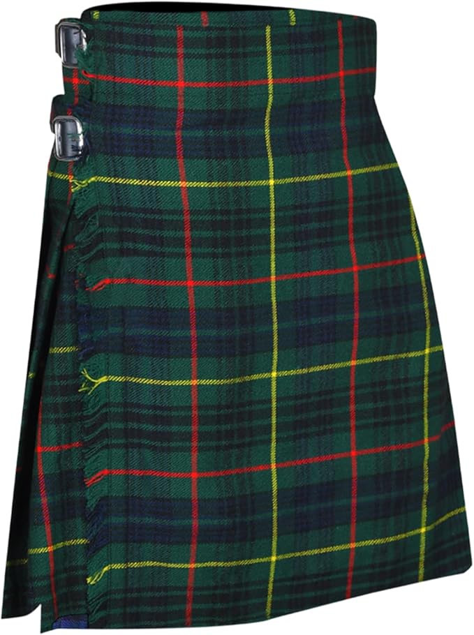 Men’s Scottish 5 Yard Kilt – Hunting Stewart Tartan, Traditional Highland & Formal Wedding Wear