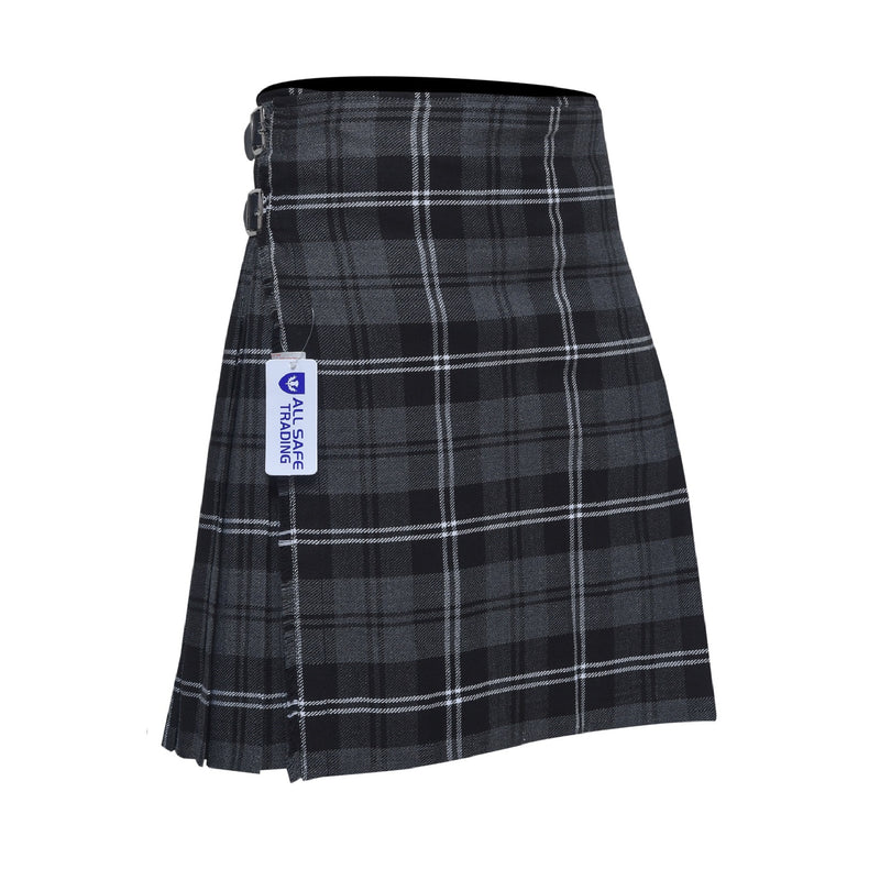 Scottish Traditional Tartan Kilt for Kids, Boys and Girls Toddler Kilts with Ease of Size - Granite Tartan