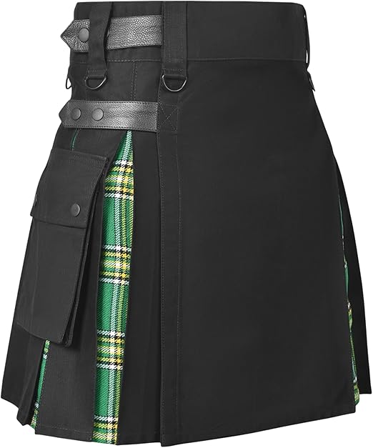 Women’s Irish Hybrid Kilt – Adjustable Plaid Mini Skirt, Stylish for Golf & Casual Wear