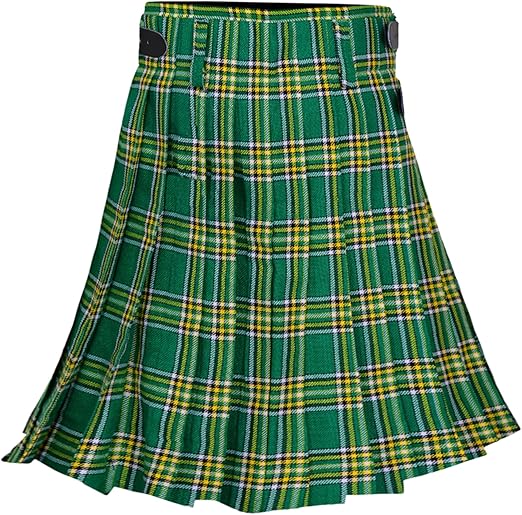Men’s Scottish 5 Yard Kilt – Irish Tartan, Traditional Highland & Formal Wedding Wear