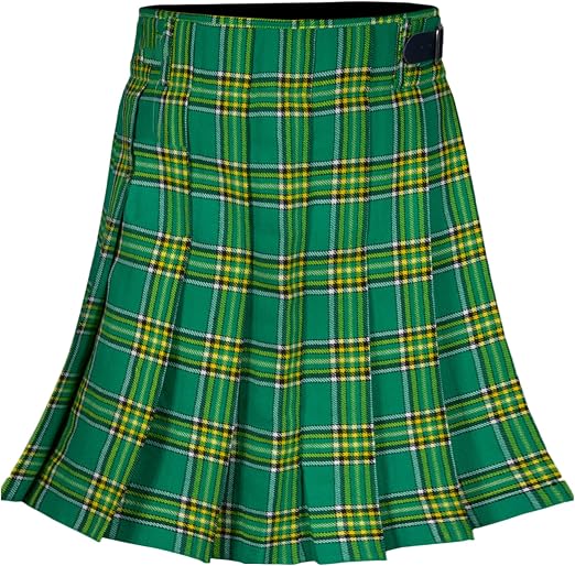 Authentic Scottish Men's Tartan Kilts - Highland Light Weight Value Kilt Embrace Your Heritage with Comfort Irish Heritage Tartan Kilt