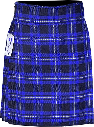 Authentic Scottish Men's Tartan Kilts - Highland Light Weight Value Kilt Embrace Your Heritage with Comfort American Patriot Tartan Kilt