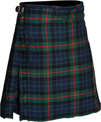 Authentic Scottish Men's Tartan Kilts - Highland Light Weight Value Kilt Embrace Your Heritage with Comfort Gunn Tartan Kilt