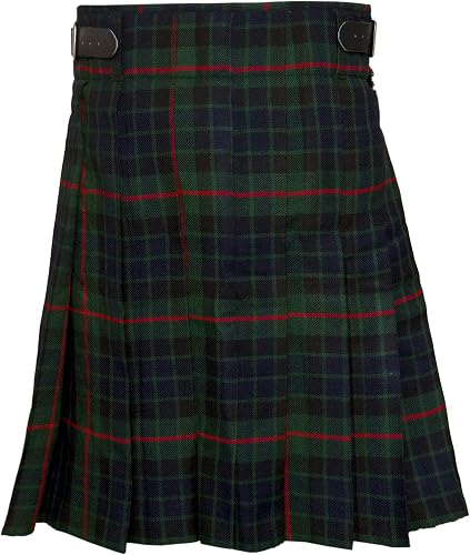 Authentic Scottish Men's Tartan Kilts - Highland Light Weight Value Kilt Embrace Your Heritage with Comfort Gunn Tartan Kilt