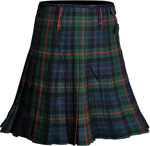 Authentic Scottish Men's Tartan Kilts - Highland Light Weight Value Kilt Embrace Your Heritage with Comfort Gunn Tartan Kilt