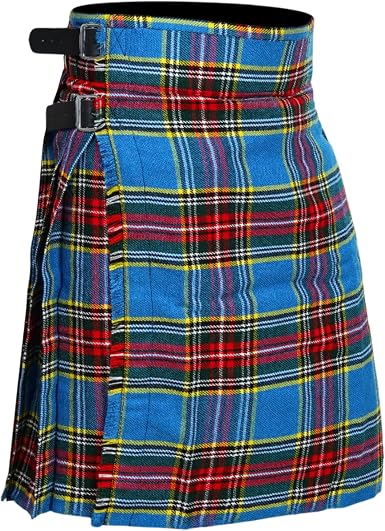 Men's 5 Yard Scottish Tartan Kilt, Highland Wedding Kilt, Macbeth Tartan Kilt