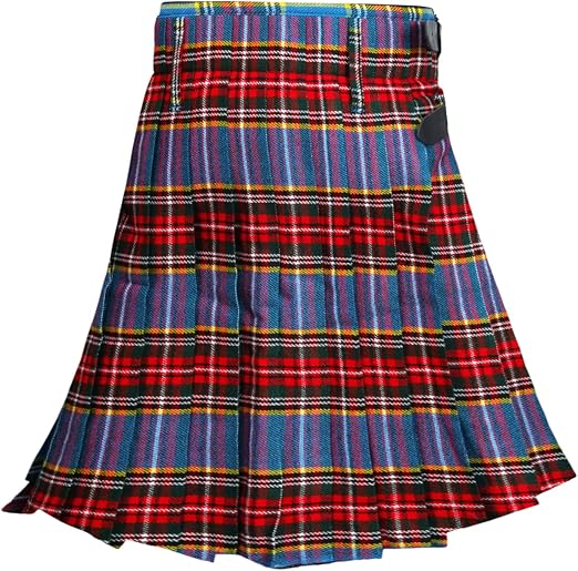 Men's 5 Yard Scottish Tartan Kilt, Highland Wedding Kilt, Macbeth Tartan Kilt