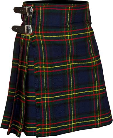 Men's 5 Yard Scottish Tartan Kilt, Highland Wedding Kilt, Maclaren Tartan Kilt