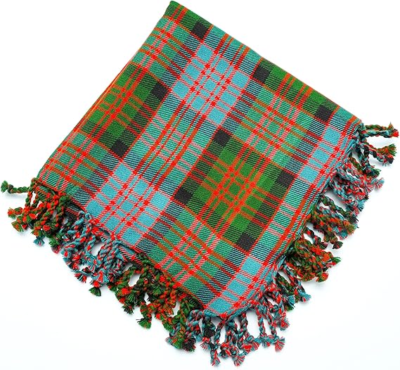 Scottish Men's Kilt Tartan Fly Plaid - Macdonald Ancient