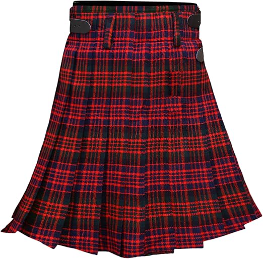 Men's 5 Yard Scottish Tartan Kilt, Highland Wedding Kilt, Macdonald Tartan Kilt