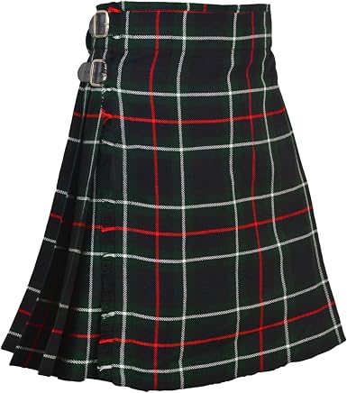 Men's 5 Yard Scottish Tartan Kilt, Highland Wedding Kilt, Mackenzie Tartan Kilt