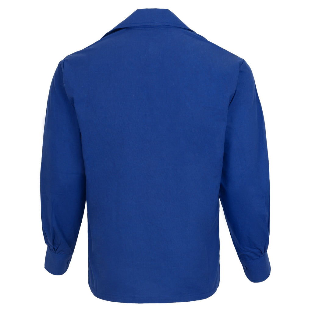 Scottish Navy Blue Ghillie Jacobite Jacobean Shirt