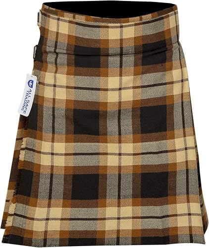 Men's 5 Yard Scottish Tartan Kilt, Highland Wedding Kilt, Rose Ancient Tartan Kilt