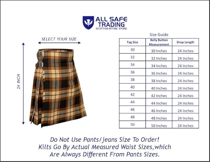 Men's 5 Yard Scottish Tartan Kilt, Highland Wedding Kilt, Rose Ancient Tartan Kilt