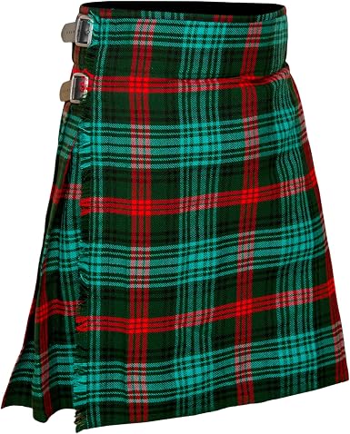 Men’s Scottish 5 Yard Kilt – Rose Hunting Tartan, Traditional Highland & Formal Wedding Wear