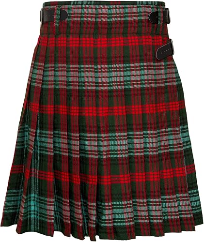 Men’s Scottish 5 Yard Kilt – Rose Hunting Tartan, Traditional Highland & Formal Wedding Wear