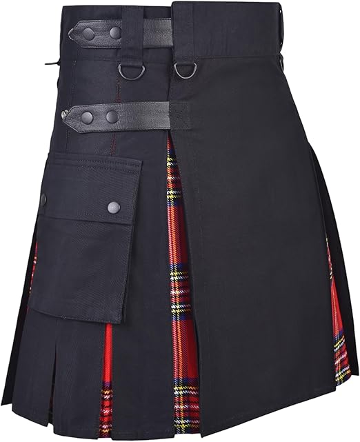 Women’s Royal Stewart Hybrid Kilt – Plaid Mini Skirt for Golf, Highland Games & Casual Wear