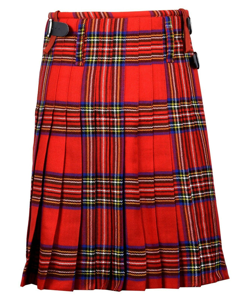 Men's 8 Yard Kilt for Men, Men's Deluxe Kilt, Scottish Tartan Kilt, Highland Wedding Kilt, Royal Stewart Kilt