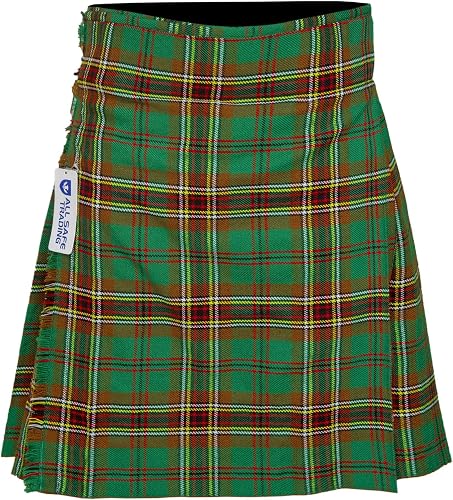 Men's 5 Yard Scottish Tartan Kilt, Highland Wedding Kilt, Tara Murphy Tartan Kilt