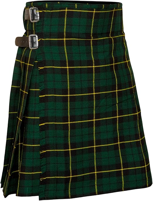 Men's 5 Yard Scottish Tartan Kilt, Highland Wedding Kilt, Wallace Hunting Tartan Kilt