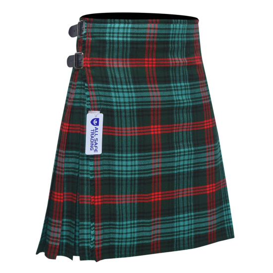 Scottish Men's 9 Piece 8 Yards Kilt Outfit, Ross Hunting Tartan Kilt