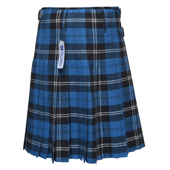 Scottish Men's 9 Piece 8 Yards Kilt Outfit, Blue Douglas Tartan Kilt