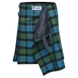 Scottish Men's 9 Piece 8 Yards Kilt Outfit,  Gunn Ancient Tartan Kilt