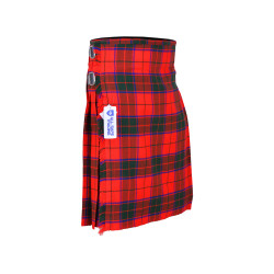 Scottish Men's 9 Piece 8 Yards Kilt Outfit, Robertson Tartan Kilt