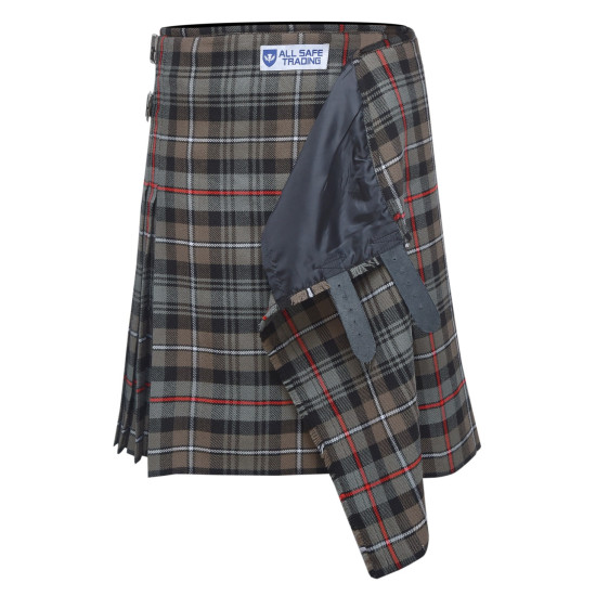 Scottish Traditional 8 Yard Mackenzie Weathered Tartan Kilt