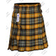 Scottish Men's 9 Piece 8 Yards Kilt Outfit, Gordon Weathered Tartan Kilt