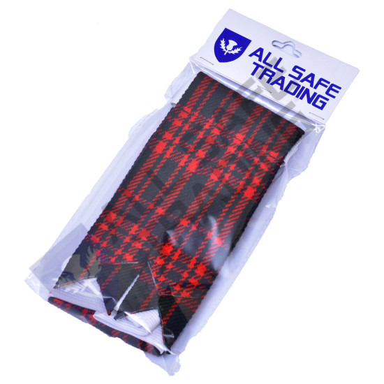 New Scottish Mcdonald Tartan Kilt Flashes (Pair)