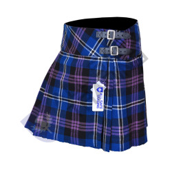 Women's 16'' Scottish Heritage Tartan Pleated Billie Kilt Skirt