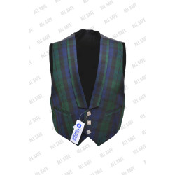 Scottish Formal Tartan Kilt Waistcoats/Vests - Black Watch