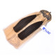 Scottish Military Long Horse Hair Sporran, Antique Cantle with 2 Black Tassels