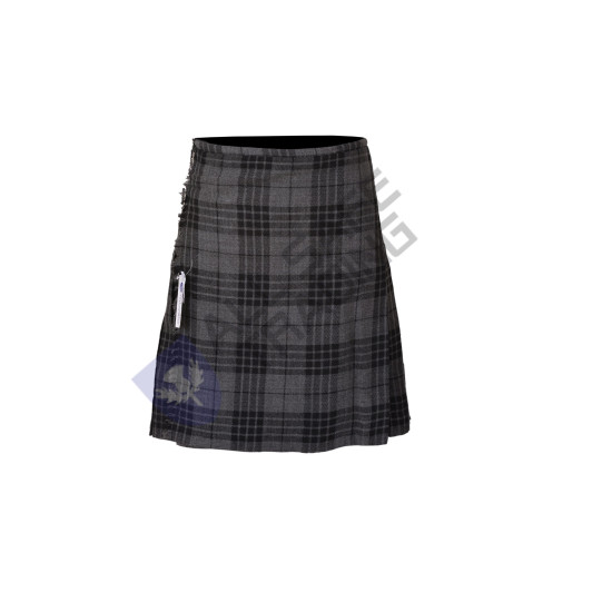 Scottish Boys 13-Oz Casual / Formal Wear, Grey Tartan Kilt